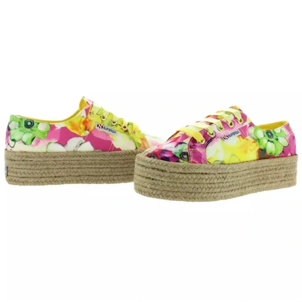 Superga women’s floral platform espadrilles - Picture 6 of 11